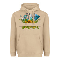 Mushroom customize nail tools with sunflower Heavyweight Hoodie - BarkalooDesign