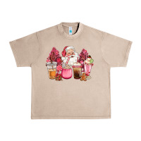 French Oak pink christmas pink tree santa coffe cups Urban Heavy Tee - CowGirlArtShop