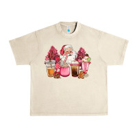 Sandshell pink christmas pink tree santa coffe cups Urban Heavy Tee - CowGirlArtShop