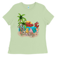 Matcha take it easy Ladies Tee - NancyCooperArtShop