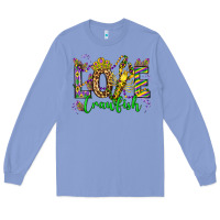 Colony Blue love crawfish mardi gras olivia Long Sleeve Tee - OliviaCreatesArt