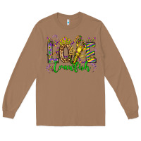 Toasted Coconut love crawfish mardi gras olivia Long Sleeve Tee - OliviaCreatesArt