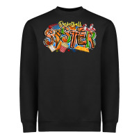Black basketball sister Heavyweight Sweatshirt - CowhideDigitalArt