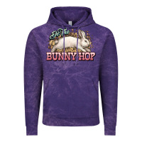 Cloud Purple Do the Bunny hop Easter Day Vintage Hoodie - HowdyJamesFarm