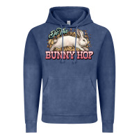 Vintage Denim Do the Bunny hop Easter Day Vintage Hoodie - HowdyJamesFarm