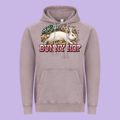 Do The Bunny Hop Easter Day Vintage Hoodie Designed By Howdyjamesfarm