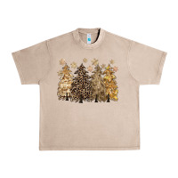 French Oak merry christmas leopard trees Urban Heavy Tee - CowGirlArtShop