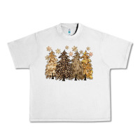 Lunar Rock merry christmas leopard trees Urban Heavy Tee - CowGirlArtShop