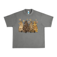 Tornado merry christmas leopard trees Urban Heavy Tee - CowGirlArtShop
