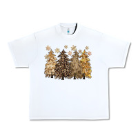 White merry christmas leopard trees Urban Heavy Tee - CowGirlArtShop