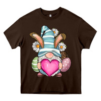 Chocolate Brown Easter gnome Heavy Core Tee - RanaPortraitStore