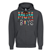 Smoke mom of boys Zipper Hoodie - CowhideDigitalArt