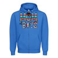 True Royal mom of boys Zipper Hoodie - CowhideDigitalArt