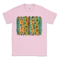 Bubblegum Pink Fall sunflower brushstrokes Classic Tee - NancyCooperArtShop