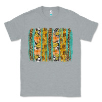 Heather Grey Fall sunflower brushstrokes Classic Tee - NancyCooperArtShop