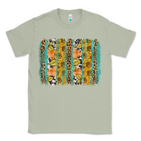 Matcha Fall sunflower brushstrokes Classic Tee - NancyCooperArtShop