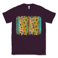 Plum Fall sunflower brushstrokes Classic Tee - NancyCooperArtShop