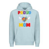 Blue Mist lil autism mom Premium Hoodie - CowhideDigitalArt