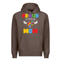 Coffee lil autism mom Premium Hoodie - CowhideDigitalArt