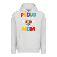 Dove Grey lil autism mom Premium Hoodie - CowhideDigitalArt
