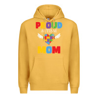 Mustard lil autism mom Premium Hoodie - CowhideDigitalArt
