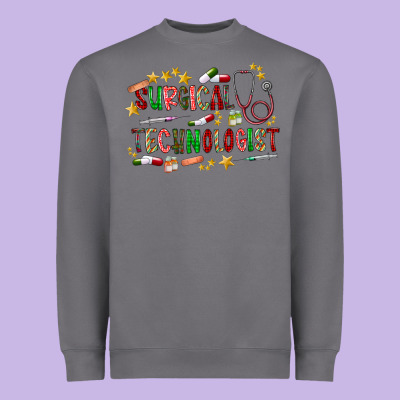 Surgical Technologist Heavyweight Sweatshirt Designed By Cowhidedigitalart