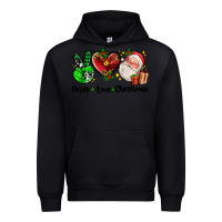 Black peace love  christmas Urban Hoodie - AdoDesignShop
