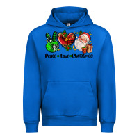Cobalt peace love  christmas Urban Hoodie - AdoDesignShop