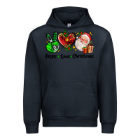 Navy peace love  christmas Urban Hoodie - AdoDesignShop