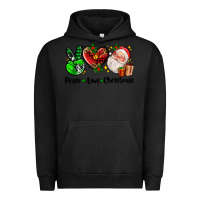 Pigment Black peace love  christmas Urban Hoodie - AdoDesignShop