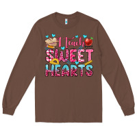 Chestnut i teach sweet hearts olivia Long Sleeve Tee - OliviaCreatesArt