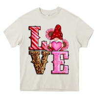 Cream love valentines day gnomes Heavy Core Tee - RanaPortraitStore