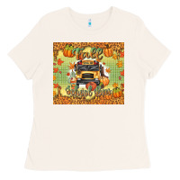 Bone fall school bus Ladies Tee - texasbilliewilder