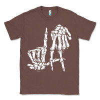 Chestnut la hand sign lazy diy halloween costume skeleton los angeles pullover Classic Tee - trangStudio