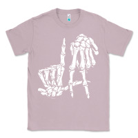 Lilac la hand sign lazy diy halloween costume skeleton los angeles pullover Classic Tee - trangStudio