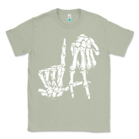 Matcha la hand sign lazy diy halloween costume skeleton los angeles pullover Classic Tee - trangStudio