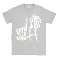 Moon Dust la hand sign lazy diy halloween costume skeleton los angeles pullover Classic Tee - trangStudio