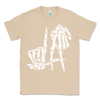 Mushroom la hand sign lazy diy halloween costume skeleton los angeles pullover Classic Tee - trangStudio