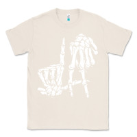Natural la hand sign lazy diy halloween costume skeleton los angeles pullover Classic Tee - trangStudio
