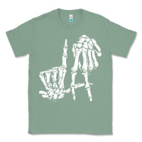 Sage la hand sign lazy diy halloween costume skeleton los angeles pullover Classic Tee - trangStudio