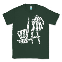 Sports Green la hand sign lazy diy halloween costume skeleton los angeles pullover Classic Tee - trangStudio