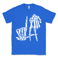True Royal la hand sign lazy diy halloween costume skeleton los angeles pullover Classic Tee - trangStudio