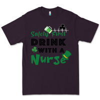 Plum Safety First Drink With A Nurse Premium Tee - Bettercallsaul