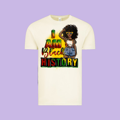 I Am Black History Juneteenth Vintage Tee Designed By Cowgirlartshop