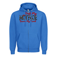True Royal first my mother forever my friend Zipper Hoodie - CowhideDigitalArt
