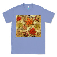 Colony Blue Fall leaves Classic Tee - NancyCooperArtShop