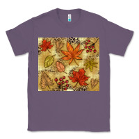 Lavender Fall leaves Classic Tee - NancyCooperArtShop