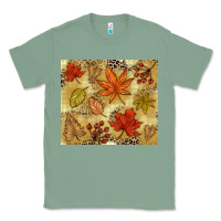 Sage Fall leaves Classic Tee - NancyCooperArtShop