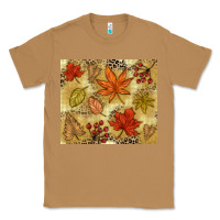 Toasted Coconut Fall leaves Classic Tee - NancyCooperArtShop