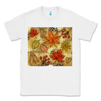 White Fall leaves Classic Tee - NancyCooperArtShop